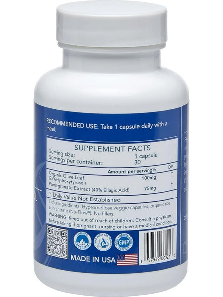 Longevity by Nature, Olea25 Hydroxytyrosol, 30 Capsules