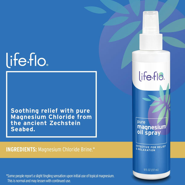 Life-flo, Pure Magnesium Oil Spray, 8 fl oz