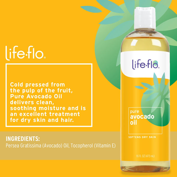 Life-flo, Pure Avocado Oil, 16 fl oz