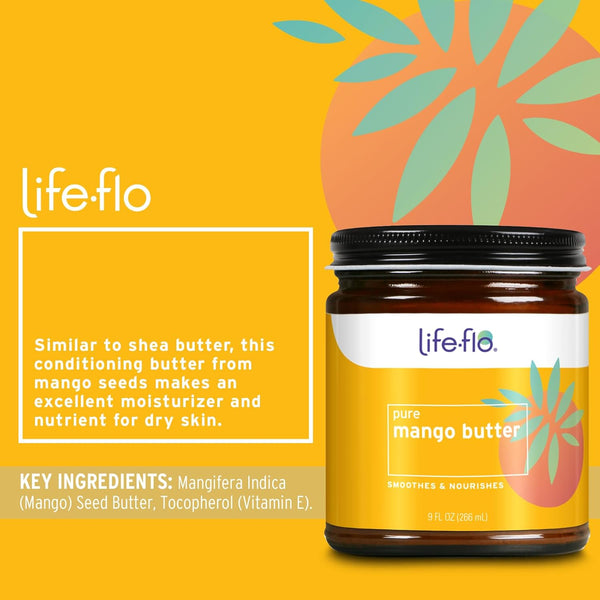 Life-flo, Pure Mango Butter, 9 fl oz