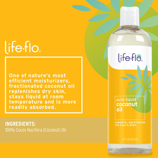 Life-flo, Pure Liquid Coconut Oil, 16 fl oz
