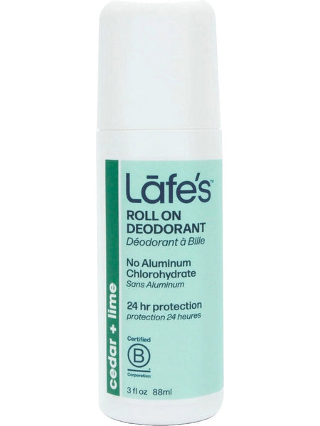 Lafe's Natural BodyCare, Lafe's Roll-On Cedar + Lime, 3 oz