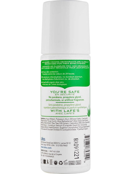 Lafe's Natural BodyCare, Lafe's Roll-On Deodorant Extra Strength, 3 oz