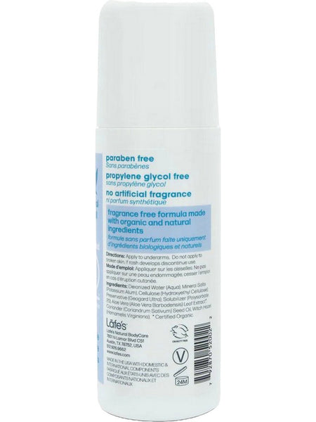 Lafe's Natural BodyCare, Lafe's Roll-On Unscented, 3 oz