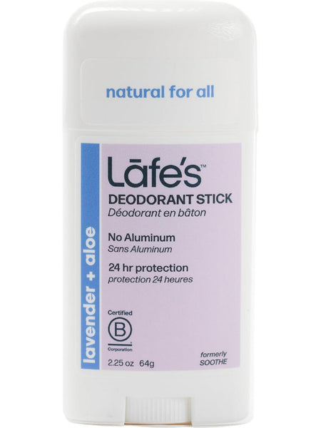 Lafe's Natural BodyCare, Lafe's Twist Stick Deodorant Lavender + Aloe, 2.5 oz