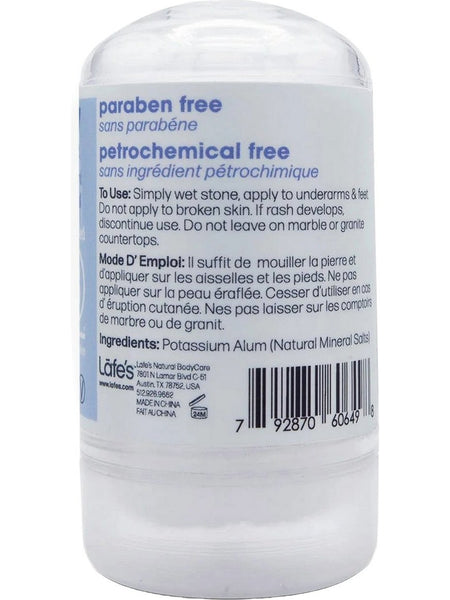 Lafe's Natural BodyCare, Lafe's Mini Mineral Crystal Rock Stick, 2.25 oz