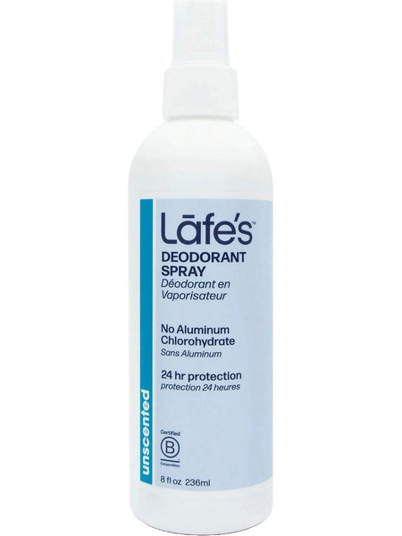 Lafe's Natural BodyCare, Lafe's Spray Unscented, 8 fl oz