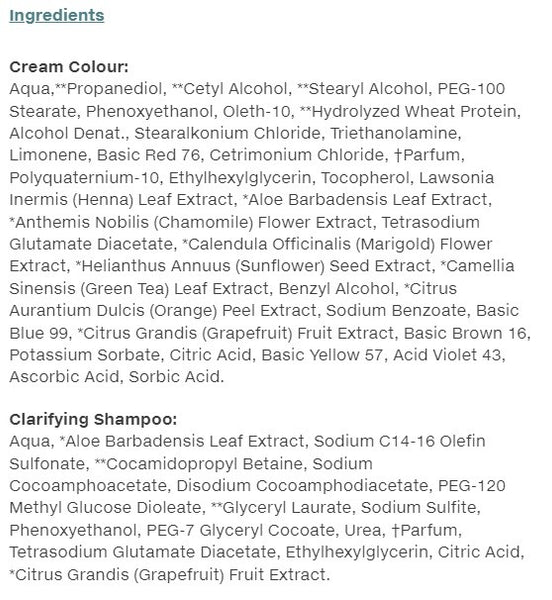 Tints of Nature, Henna Cream, High Performance Semi-Permanent Hair Colour, Red, 2.46 fl oz