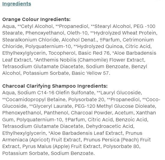 Tints of Nature, Bold Colours, Semi-Permanent Hair Colour, Orange, 2.46 fl oz