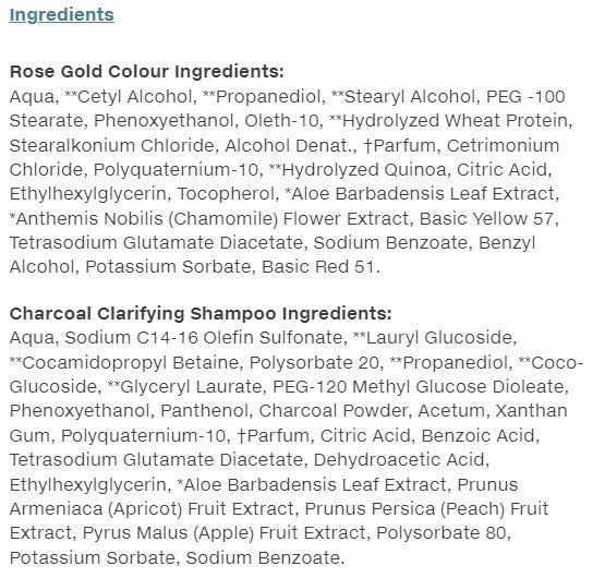 Tints of Nature, Bold Colours, Semi-Permanent Hair Colour, Rose Gold, 2.46 fl oz