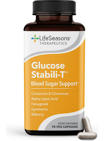 LifeSeasons, Glucose Stabili-T Blood Sugar Support, 90 Vegetarian Capsules