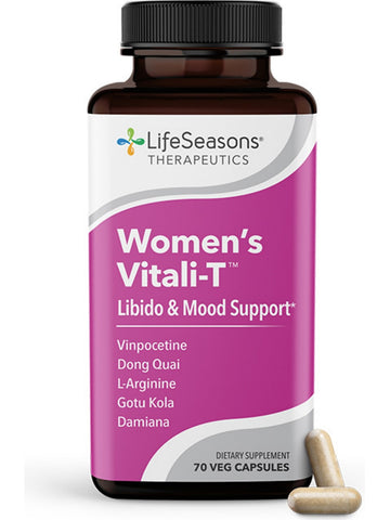 LifeSeasons, Women’s Vitali-T Libido & Mood Support, 70 Vegetarian Capsules
