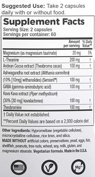 LifeSeasons, Anxie-T Stress Support Value Size, 120 Vegetarian Capsules