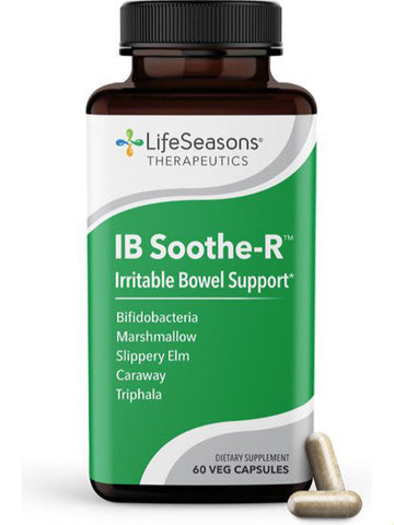 LifeSeasons, IB Soothe-R Irritable Bowel Support, 60 Vegetarian Capsules