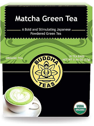 ** 12 PACK ** Buddha Teas, Matcha Green Tea, 18 Tea Bags