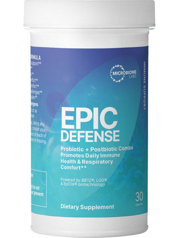 Microbiome Labs, EpicDefense, 30 Capsules