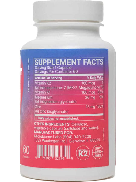 Microbiome Labs, MegaQuinone, 60 Capsules