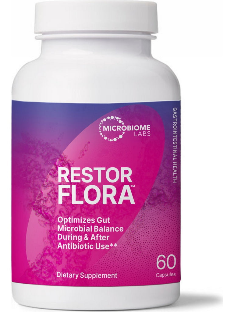 Microbiome Labs, RestorFlora, 60 Capsules