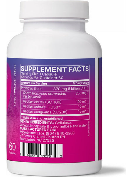 Microbiome Labs, RestorFlora, 60 Capsules