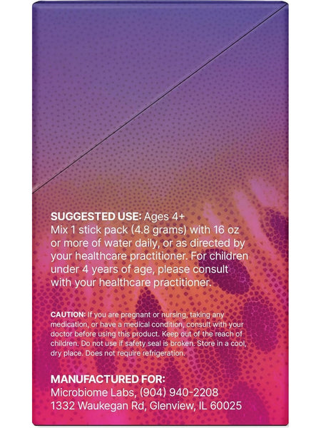 Microbiome Labs, MegaPre, Precision Prebiotic, Pineapple Orange Guava Flavored, 30 Stick Packs