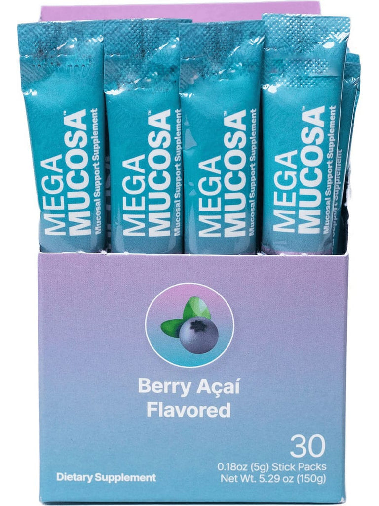 Microbiome Labs, MegaMucosa, Berry Acai Flavored, 30 Stick Packs
