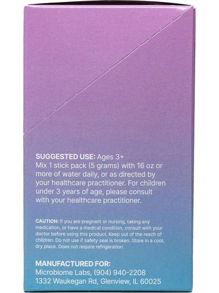 Microbiome Labs, MegaMucosa, Berry Acai Flavored, 30 Stick Packs