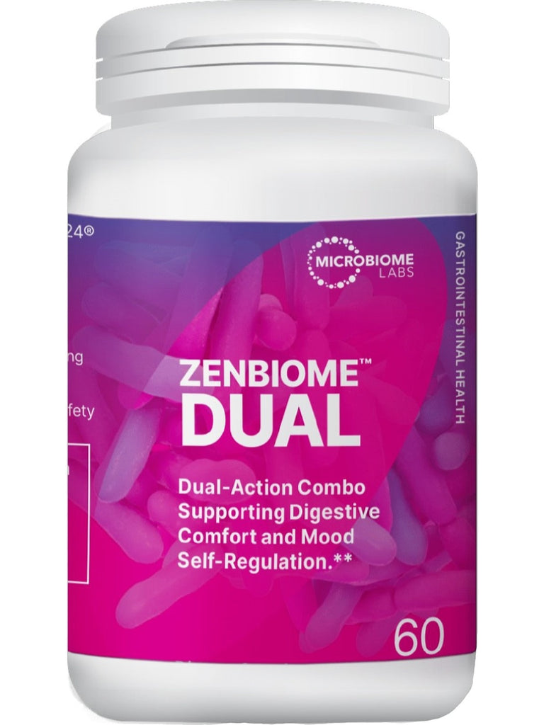 Microbiome Labs, Zenbiome Dual, 60 Capsules