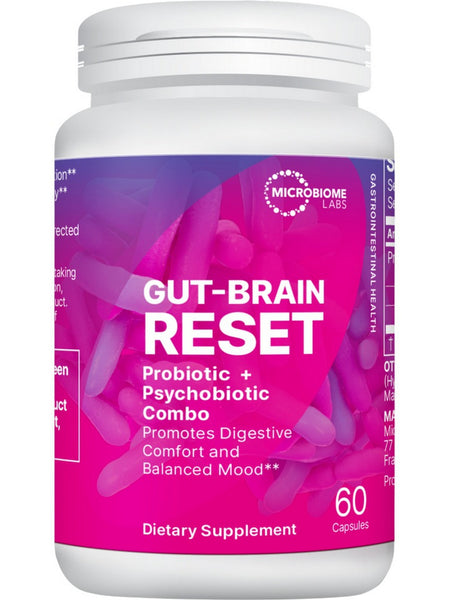 Microbiome Labs, Gut-Brain Reset, 60 Capsules