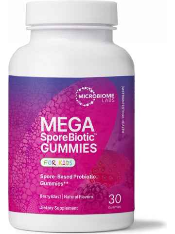 Microbiome Labs, MegaSporeBiotic for Kids Gummies, 30 Gummies