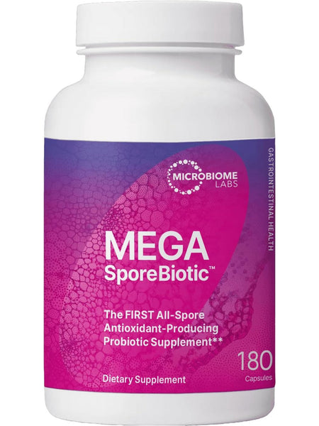 Microbiome Labs, MegaSporeBiotic, 180 Capsules