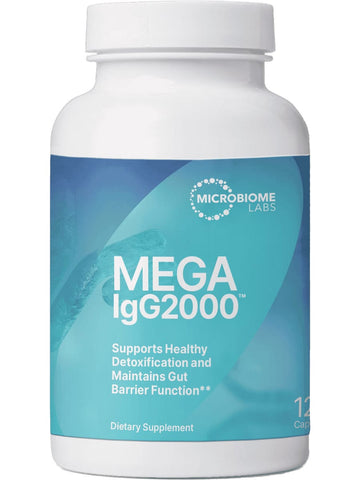 Microbiome Labs, Mega IgG2000, 120 Capsules