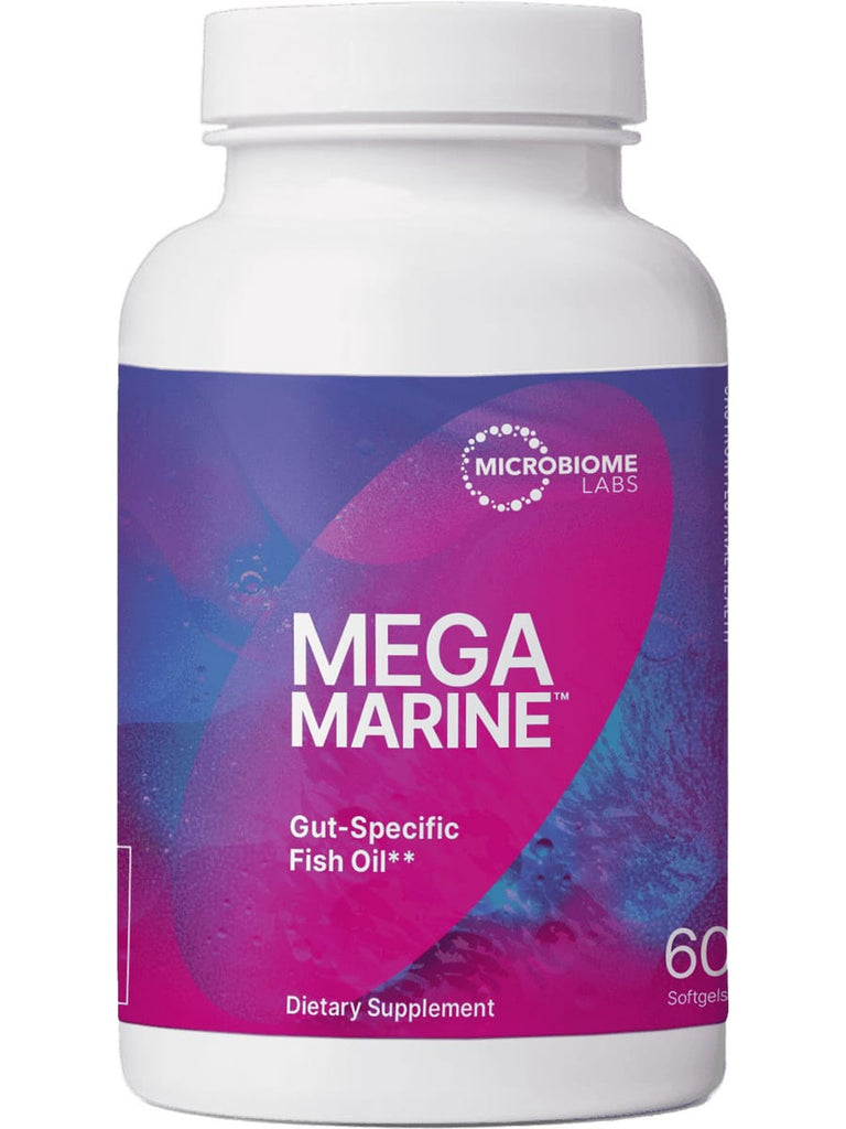 Microbiome Labs, MegaMarine, 60 Softgels