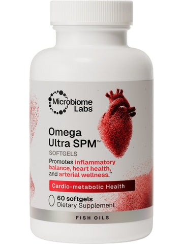 Microbiome Labs, Omega Ultra SPM, 60 Softgels