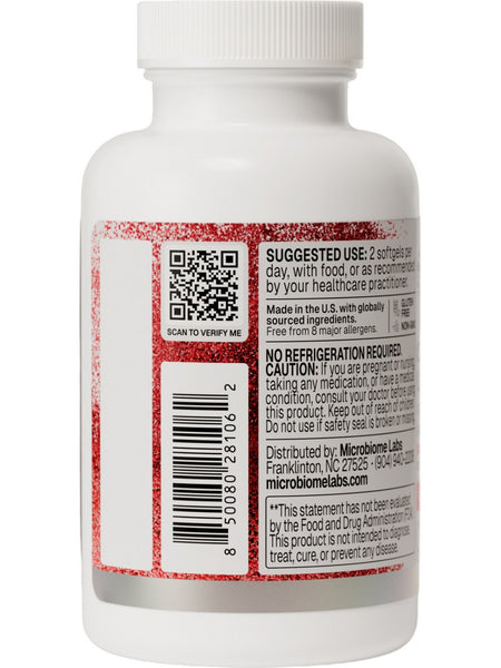 Microbiome Labs, Omega Ultra SPM, 60 Softgels