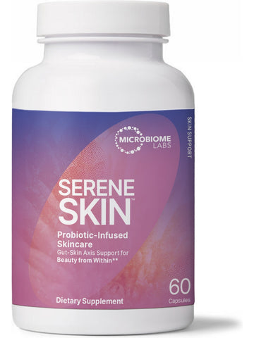 Microbiome Labs, Serene Skin, 60 Capsules