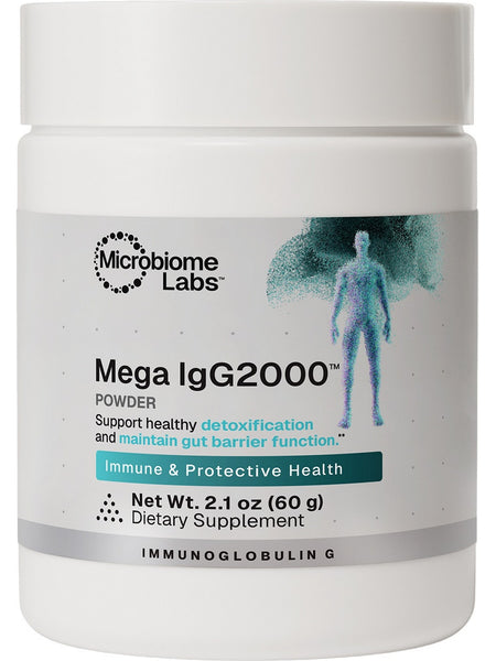 Microbiome Labs, Mega IgG2000, 2.1 oz