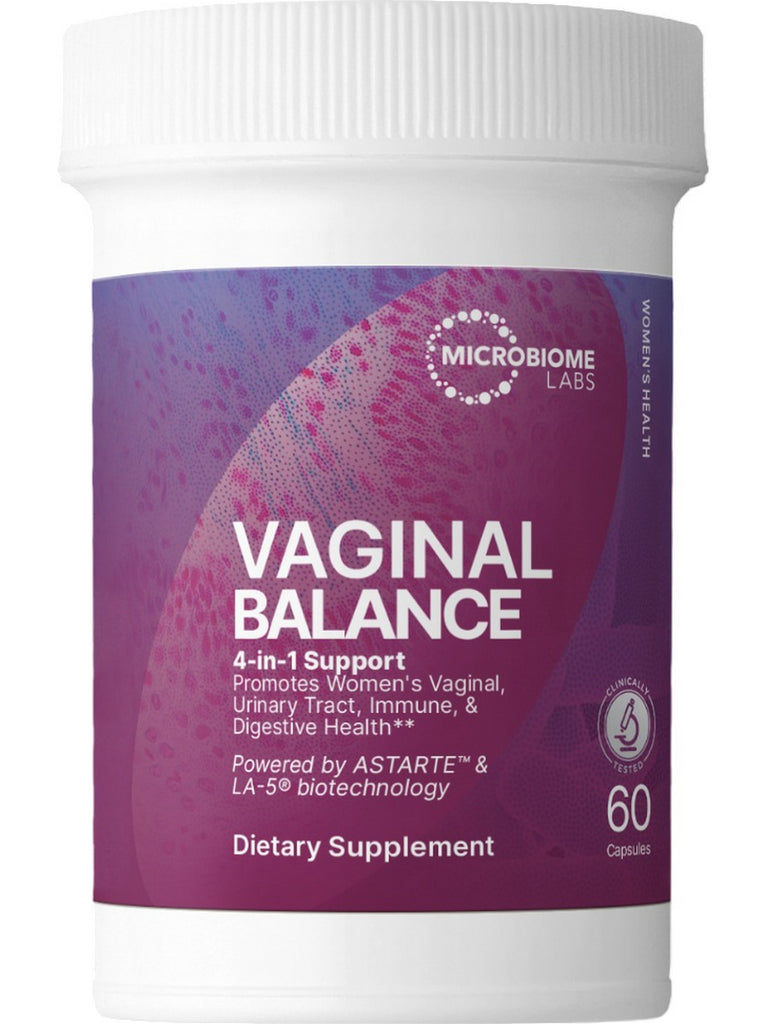 Microbiome Labs, Vaginal Balance, 60 Capsules