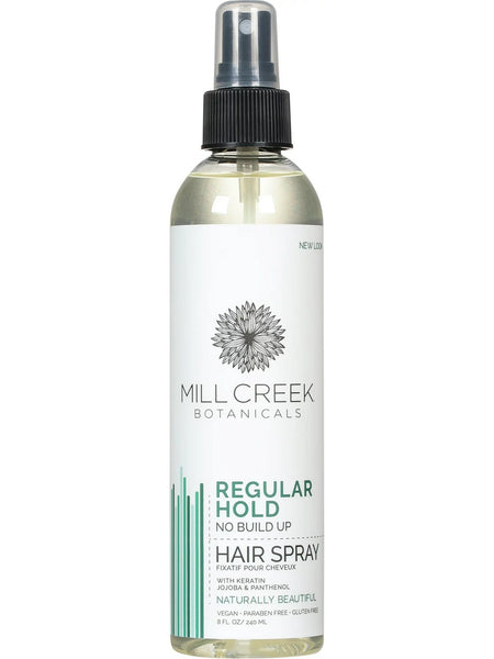 Mill Creek Botanicals, Regular Hold Hair Spray, 8 fl oz