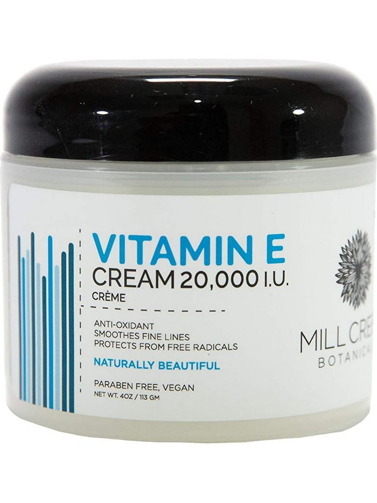 Mill Creek Botanicals, Vitamin E Cream 20,000 IU, 4 oz