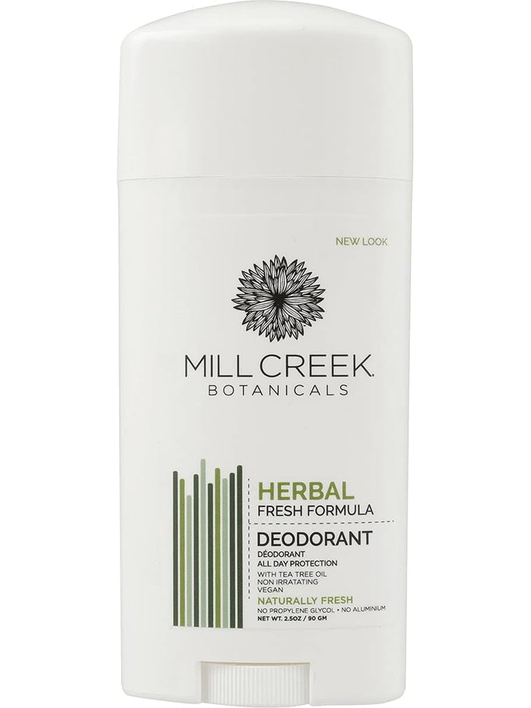 Mill Creek Botanicals, Herbal Stick Deodorant, 2.5 oz
