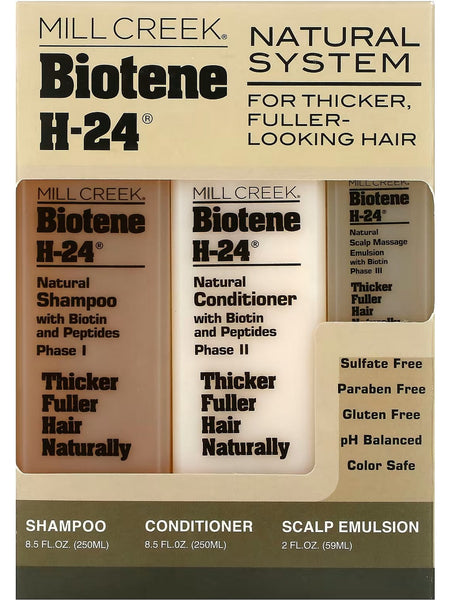 Mill Creek Botanicals, Biotene H-24 Tri-Pack, 3-Pack (8.5 oz/2 oz)