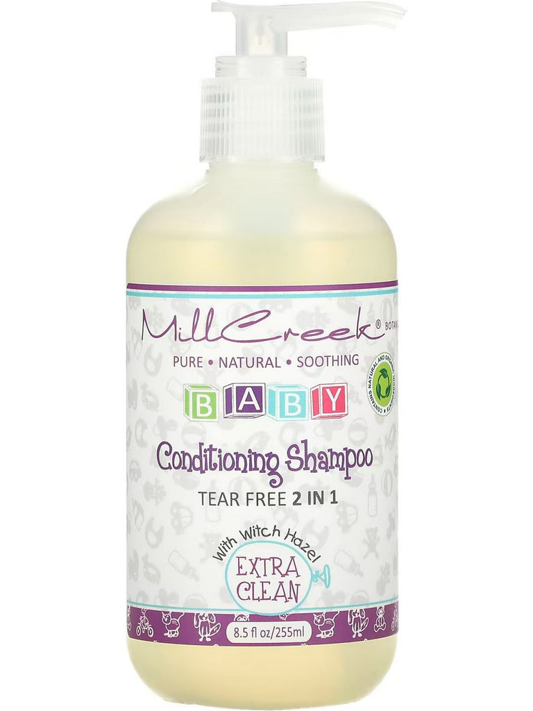 Mill Creek Botanicals, Tear Free Baby Conditioning Shampoo, 8 fl oz