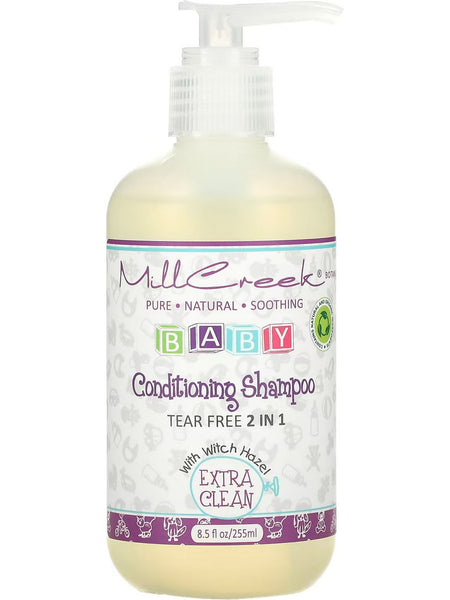 Mill Creek Botanicals, Tear Free Baby Conditioning Shampoo, 8 fl oz