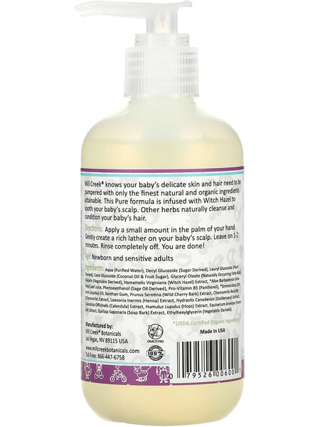 Mill Creek Botanicals, Tear Free Baby Conditioning Shampoo, 8 fl oz