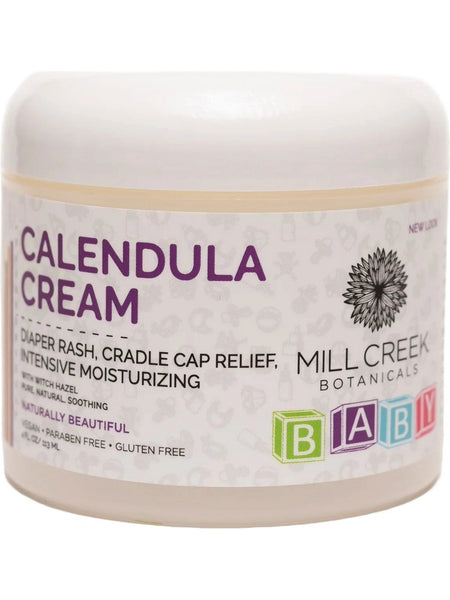 Mill Creek Botanicals, Calendula Cream Baby, 4 fl oz