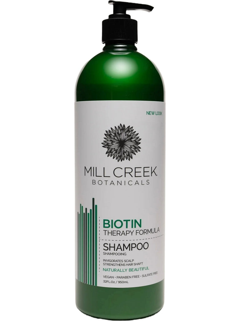 Mill Creek Botanicals, Biotin Shampoo Value Size, 32 fl oz