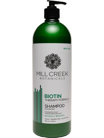 Mill Creek Botanicals, Biotin Shampoo Value Size, 32 fl oz