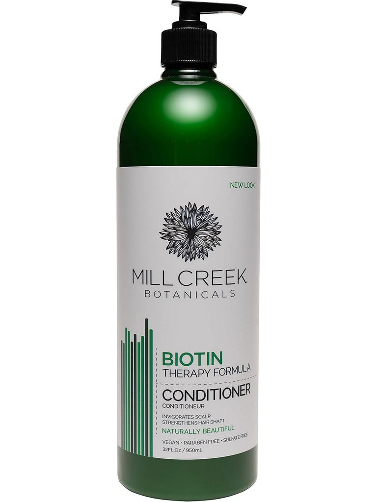 Mill Creek Botanicals, Biotin Conditioner Value Size, 32 fl oz