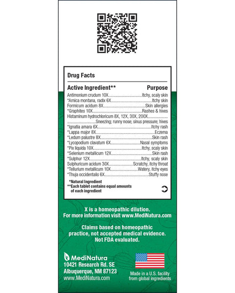MediNatura, BHI, Allergy Relief, 100 Tablets