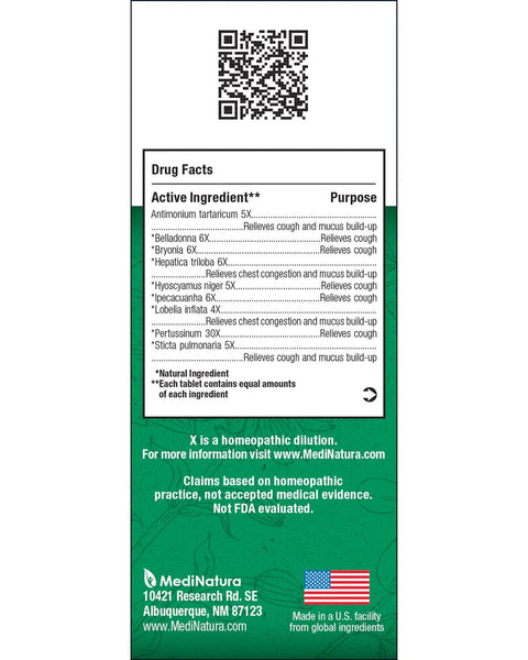 MediNatura, BHI, Mucus Relief, 100 Tablets